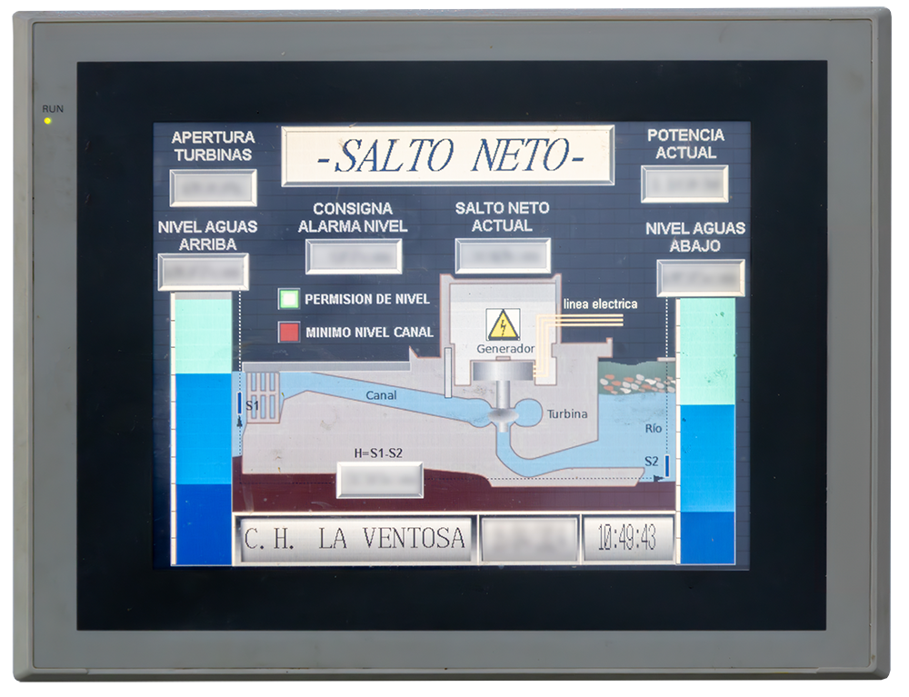 Panel Control fabrica